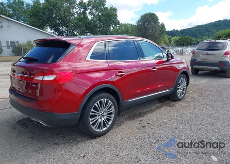 2018 Lincoln Mkx Reserve from USA, damaged, VIN 2LMPJ8LR0JBL12050
